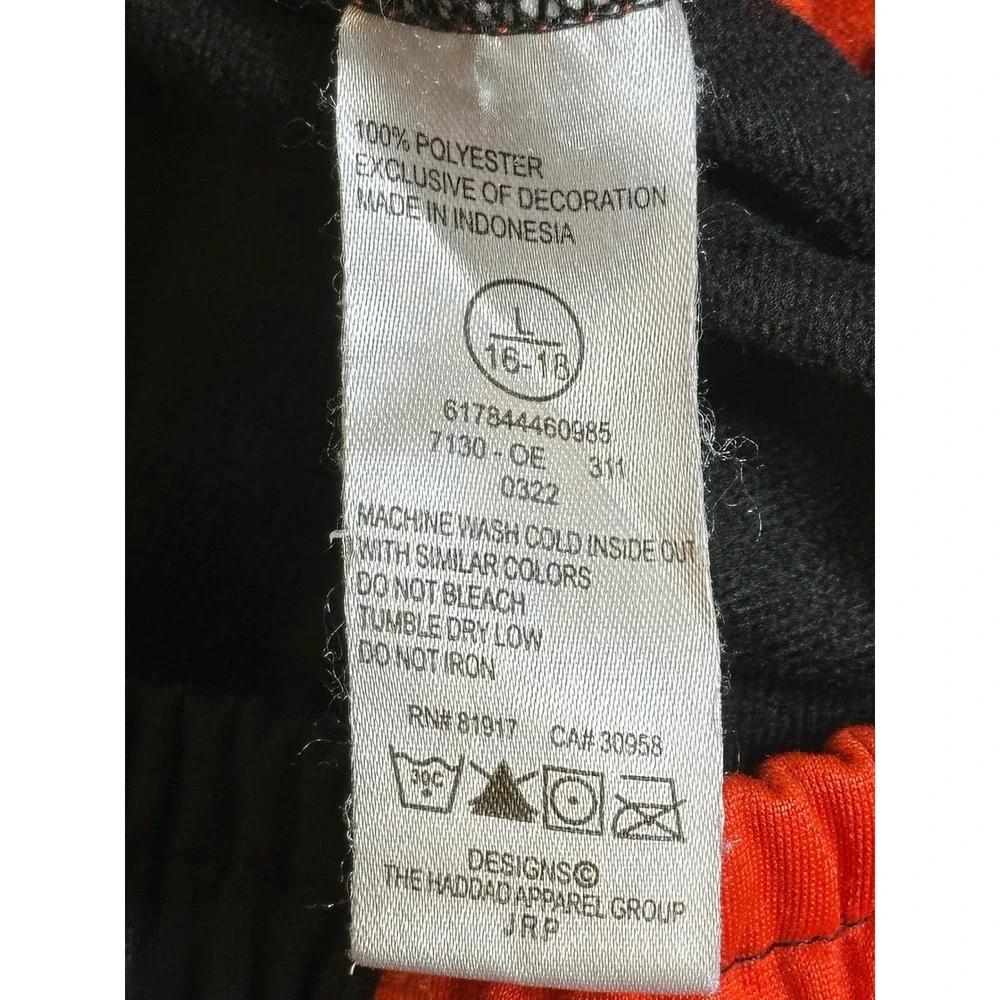 Nike Oregon State Beavers Youth Large Track Pants Black Orange OS‎ Logo 617844
